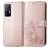 Mobigear Clover Xiaomi 12X Hülle Klapphülle Geldbörse - Roségold