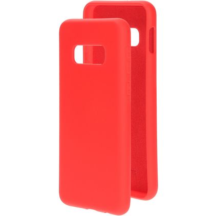Mobiparts Samsung Galaxy S10e Silikon Hülle Backcover - Scarlet Red