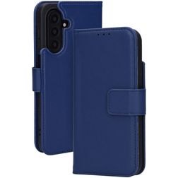 Mobiparts Wallet Samsung Galaxy A17 Hülle Echtes Leder Klapphülle Geldbörse - Blau