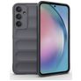 Mobigear Bumpy Samsung Galaxy A55 Hülle Flexibles TPU Backcover - Grau