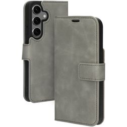 Mobiparts Classic Wallet Samsung Galaxy S24 Hülle Klapphülle Geldbörse - Granite Grey