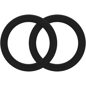Mobilize Magnet Ring Magsafe Ring für iPhone - Schwarz (2er Pack)