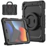 Mobigear RingGuard iPad 9 (2021) Hülle Kunststoff,Silikon Backcover + Ständer - Schwarz