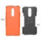Mobigear Tire OnePlus 7 Hülle Hardcase Backcover Stoßfest mit Ständer - Schwarz