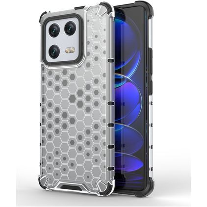 Mobigear Honeycomb Xiaomi 13 Pro Hardcase Backcover Shockproof - Weiß