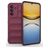 Mobigear Bumpy Samsung Galaxy A37 Hülle Flexibles TPU Backcover - Wine Red