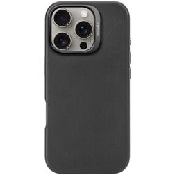 Decoded iPhone 16 Pro MagSafe Hülle Echtes Leder Backcover - Schwarz