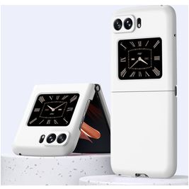 Mobigear Colors Motorola Razr (2022) Hülle Hardcase Backcover - Weiß