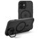 Mobilize Hybrid Pro iPhone 16 MagSafe Hülle Hardcase Backcover Stoßfest - Schwarz