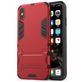 Mobigear Armor Stand iPhone XS Max Hülle Hardcase Backcover Stoßfest mit Ständer - Rot