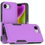 Mobigear Heavy Armor iPhone 16e Hülle Hardcase Backcover Stoßfest - Lila