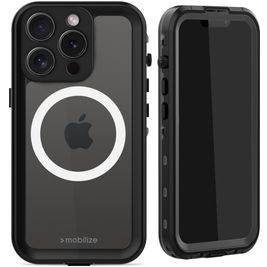 Mobilize Waterproof iPhone 15 Pro Wasserdicht MagSafe Hülle Hardcase Backcover - Schwarz