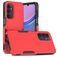Mobigear Heavy Armor Samsung Galaxy A16 Hülle Hardcase Backcover Stoßfest - Rot