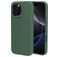 Mobiparts iPhone 16 Pro Max Silikon Hülle Backcover - Forest Green