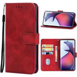 Mobigear Wallet Motorola Moto G72 Hülle Klapphülle Geldbörse - Rot