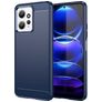 Mobigear Brushed Xiaomi Redmi Note 12 Hülle Flexibles TPU Backcover - Blau