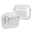 Mobigear Crystal Clip Apple AirPods 4 Hardcase Hülle - Transparent