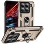 Mobigear Armor ring Xiaomi 15 Hülle Hardcase Backcover Stoßfest mit Ringhalter - Gold