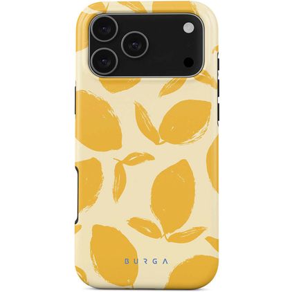 Burga Tough iPhone 17 Pro Max MagSafe Hülle Hardcase Backcover Stoßfest - Lemon Tart