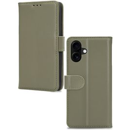 Mobilize Premium Gelly iPhone 16 Hülle Klapphülle Geldbörse - Grün