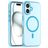 Mobigear Shockproof iPhone 16 Plus MagSafe Hülle Flexibles TPU Backcover - Blau