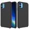 Mobigear Rubber Touch iPhone 11 Silikon Backcover - Schwarz