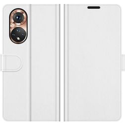 Mobigear Classic HONOR 50 Hülle Klapphülle Geldbörse - Weiß