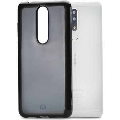Mobilize Gelly Nokia 3.1 Plus Hülle Flexibles TPU Backcover - Schwarz