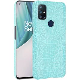 Mobigear Croco OnePlus 8 Pro Hülle Hardcase Backcover - Grün
