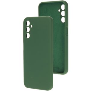 Mobiparts Samsung Galaxy A14 Silikon Hülle Backcover - Forest Green
