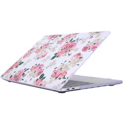 Mobigear Flowers MacBook Pro 15 Zoll (2016-2019) Hardcase Hülle MacBook Case - Model 39 - Model A1707 / A1990