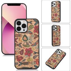 Mobigear Cork iPhone 14 Hülle Flexibles TPU Backcover - Model 2