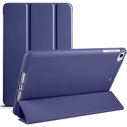Mobigear Tri-Fold Gel iPad Air 1 (2013) Hülle TPU,Kunstleder Klapphülle - Dunkelblau