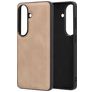 Mobiparts Classic Samsung Galaxy S26 MagSafe Hülle TPU,Kunstleder Backcover - Moonstone Beige