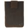 Valenta Card Case Pocket Echtleder Kartenetui - 8 Karten - Braun