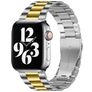 Mobigear Antwerp Edelstahl Apple Watch Armband Faltschließe - 42/41/40/38 mm - Gold / Silber