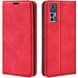 Mobigear Retro Slim TCL 30 Hülle Klapphülle Geldbörse - Rot