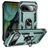 Mobigear Armor Ring Google Pixel 9 Hülle Hardcase Backcover Stoßfest mit Ringhalter - Grün