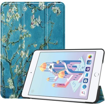 Mobigear Tri-Fold iPad Mini 5 (2019) Hülle Klapphülle - Mandelblüten
