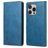 Mobigear Wallet iPhone 16 Pro Hülle Klapphülle Geldbörse - Blau