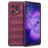 Mobigear Bumpy OPPO Find X5 Hülle Flexibles TPU Backcover - Weinrot