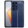 Mobigear Luxury Samsung Galaxy S23 Ultra Hülle Flexibles TPU Backcover - Blau