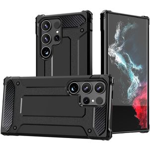 Mobigear Outdoor Samsung Galaxy S24 Ultra Hülle Hardcase Backcover Stoßfest - Schwarz