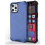 Mobigear Honeycomb iPhone 13 Mini Hülle Hardcase Backcover Stoßfest - Blau