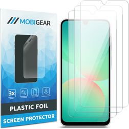 Mobigear Samsung Galaxy A26 Displayschutz Schutzfolie - Hüllenfreundlich (3er Pack)