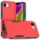 Mobigear Heavy Armor iPhone 16e Hülle Hardcase Backcover Stoßfest - Rot
