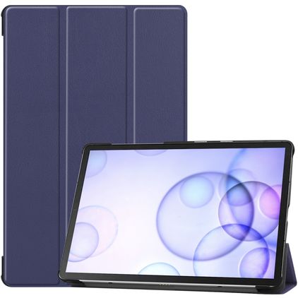 Mobigear Tri-Fold Samsung Galaxy Tab S6 Hülle Klapphülle - Dunkelblau