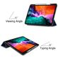 Mobigear Tri-Fold Gel iPad Pro 12.9 Zoll (2022) Hülle Klapphülle + Stifthalter - Blau