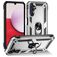Mobigear Armor Ring Samsung Galaxy A14 Hülle Hardcase Backcover Stoßfest mit Ringhalter - Silber