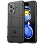 Mobigear Rugged Shield POCO X4 GT Hülle Flexibles TPU Backcover Stoßfest - Schwarz